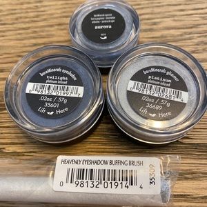 2 platinum infused BareMinerals shadows + gifts